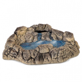 Terra Mind - Waterfall Scenery 2 in 1 - cave and heat island for terrarium